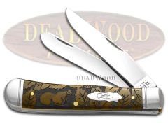 Case xx Trapper Knife Squirrel Wildlife Series Antique Bone 1/500 Pocket Knives