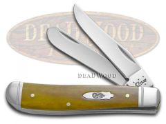Case xx Knives Mini Trapper Smooth Antique Bone Stainless Pocket Knife 58188