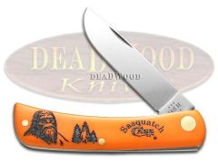 Case xx Knives Sodbuster Sasquatch 1/500 Orange 80502SQH Stainless Pocket Knife