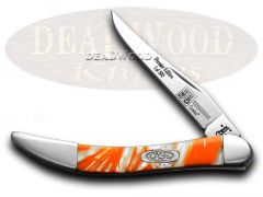 Case xx Toothpick Knife Tennessee Orange Genuine Corelon 1/500 Pocket 910096TN