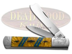 Case xx Razor Jack Diamond Butter Rum Blue Luster Black Pearl 1/500 Pocket Knife