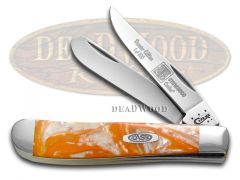 Case xx Mini Trapper Knife Tennessee Orange Genuine Corelon 1/500 Pocket 9207TN