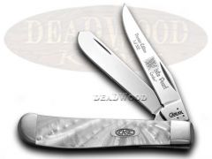 Case xx Mini Trapper Knife White Pearl Genuine Corelon 1/500 Pocket 9207WP-LTD