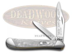 Case xx Knives Peanut Slant Series White Pearl Corelon 1/2500 Stainless S9220WP