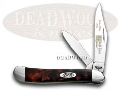 Case xx Peanut Knife Black Lava Genuine Corelon 1/500 Stainless Pocket 9220BKL