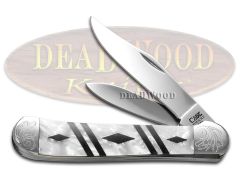 Case xx Copperhead Diamond White Black Pearl Corelon 1/500 Stainless Knife