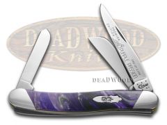Case xx Medium Stockman Knife Slant Series Purple Passion Corelon 1/2500 S9318PP