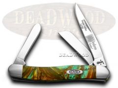 Case xx Knives Medium Stockman Abalone Genuine Corelon 1/500 Stainless 9318AB