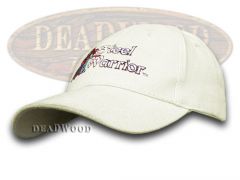 Frost Cutlery Steel Warrior White 100% Cotton Hat Baseball Cap