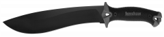 Kershaw Knives Camp 10 Fixed Blade Knife Gray Black 65Mn Carbon Steel 1077