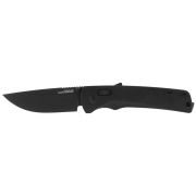 SOG Knives Flash AT Blackout GRN Cryo D2 Carbon Steel 11-18-01-57 Pocket Knife