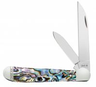 Case xx Knives Copperhead Smooth Abalone Stainless 12023 Pocket Knife