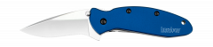 Kershaw Knives Scallion Liner Lock Navy Blue Anodized Aluminum 420HC 1620NB