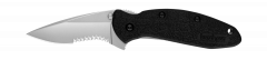 Kershaw Knives Scallion Liner Lock Black GRN 420HC Carbon Steel 1620ST