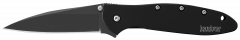 Kershaw Knives Leek Liner Lock Black Stainless Steel 14C28N Blade 1660CKT