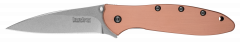 Kershaw Knives Leek Liner Lock Copper CPM-154 Stainless 1660CU Pocket Knife Clip
