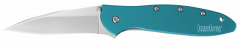 Kershaw Knives Leek Liner Lock Teal Anodized Aluminum 14C28N Stainless 1660TEAL