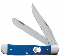Case xx Knives Trapper Blue G-10 Satin Bolster Stainless 16740 Pocket Knife