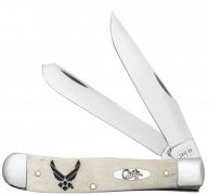 Case xx Knives Air Force Trapper Smooth Natural Bone USAF Stainless 32403