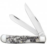Case xx Knives Korean War Trapper Natural Bone Stainless 50951 Pocket Knife