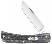 Case xx Knives Sodbuster Jr Pocket Knife Worn Jigged Gray Bone CS Steel 58412