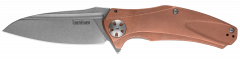Kershaw Knives Natrix XL Frame Lock Solid Copper D2 Carbon Steel 7008CU