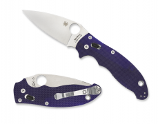 Spyderco Knives Manix 2 Dark Blue G-10 S110V Stainless C101GPDBL2 Pocket Knife