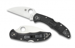 Spyderco Knives Delica 4 Lockback Black FRN VG10 Stainless C11FPWCBK Knife
