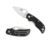 Spyderco Knives Cat Liner Lock Black G-10 BD1N Stainless C129GP Pocket Knife