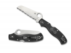 Spyderco Knives Rescue 3 Lockback Black FRN VG-10 Stainless C14SBK3 Pocket Knife