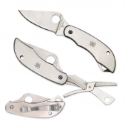 Spyderco Knives ClipiTool Scissors Folder Stainless Steel C169P Pocket Knife