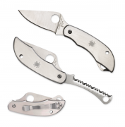 Spyderco Knives ClipiTool PlainEdge SpyderEdge Stainless C176P&S Pocket Knife