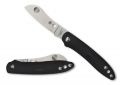 Spyderco Knives Roadie Slipjoint Black FRN N690Co Stainless C189PBK Pocket Knife