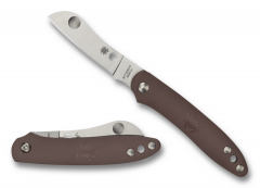 Spyderco Knives Roadie Slipjoint Lightweight Brown FRN N690Co Stainless C189PBN