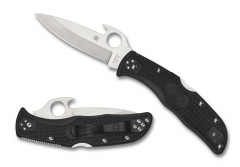Spyderco Knives Endela Lockback Gray FRN Handle VG-10 C243PGYW Pocket Knife