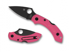 Spyderco Knives Dragonfly 2 Lockback Pink Black S30V Stainless C28FPPNS30VBK2