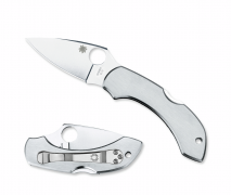 Spyderco Knives Dragonfly Lockback Stainless VG-10 Steel Straight Edge C28P