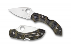 Spyderco Knives Dragonfly 2 Lockback Zome Green FRN VG-10 Stainless C28ZFPGR2