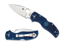 Spyderco Knives Native 5 Lockback Dark Blue FRN S110V Stainless C41PDBL5