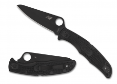 Spyderco Knives Pacific Salt 2 Lockback H1 Stainless C91PBBK2 Black Pocket Knife
