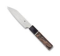 Spyderco Knives Itamae Petty Kitchen Knife Burl G-10 Super Blue SUS410 K15GPBNBK
