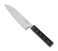 Spyderco Knives Wakiita Funayuki Kitchen Knife Black G-10 BD1N Stainless K16GP