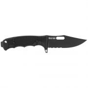 SOG Knives Seal FX Fixed Blade Knife Black GRN S35VN Drop Point 17-21-01-57