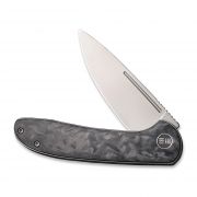 WE Knife Saakshi Liner Lock 20020C-1 Knife CPM 20CV Black Marble Carbon Fiber