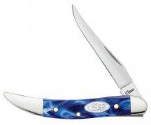 Case xx Knives Tiny Toothpick Blue Pearl Kirinite Stainless Pocket Knife 23437