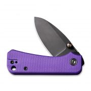 Civivi Knives Baby Banter Liner Lock C19068S-4 Blackened Nitro-V Purple G10