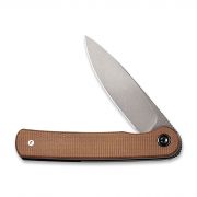 Civivi Knives Stylum Folder C20010B-A 10Cr15CoMoV Stainless Steel Brown Micarta