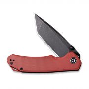 Civivi Knives Brazen Liner Lock C2023B D2 Stainless Tanto Burgundy G10