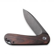 Civivi Knives Elementum Liner Lock C907W D2 Stainless Steel Black Ebony Wood