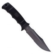 SOG Knives Black GRN SEAL Pup Fixed Blade Knife Stainless M37N-CP